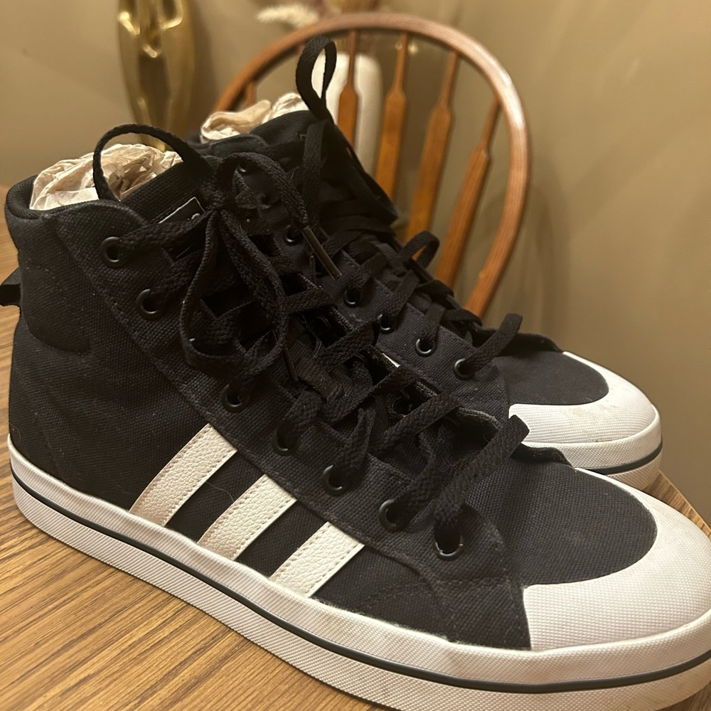 Adidas Cloudfoam Comfort Women’s Sneaker Shoes Casual  Black - Size 11